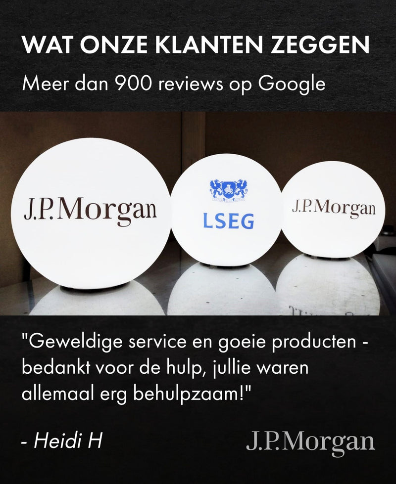 Gepersonaliseerde Designer LED Tafellamp met logo, op maat gemaakte display lamp, licht