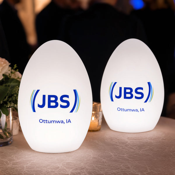 Op maat gemaakte LED tafellamp, meerkleurige backlit display, lichtbox, lamp, verlichting