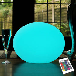 LED-sierlamp voor tafel buiten, zonder draden, veelkleurig, 27cm