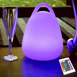 Oplaadbare veelkleurige LED-lantaarn voor buiten, tuinverlichting 23cm