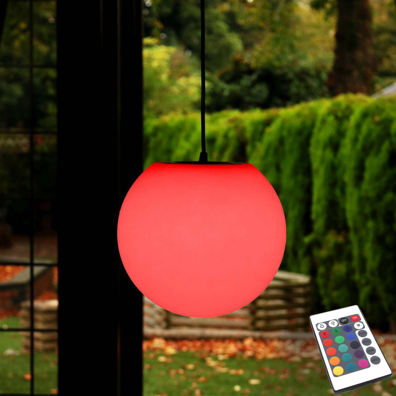 Veelkleurige LED-hanglamp op afstandsbediening, plafondlicht 15cm