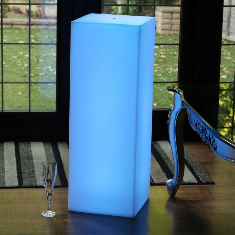 Veelgekleurde LED-verlichting oplaadbaar, op afstand bedienbaar, 80cm