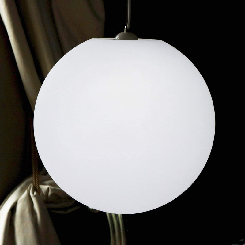 Grote hangende hanglamp van 60 cm, 60 cm LED E27 Bol-plafondlamp, verlichte bol met bol