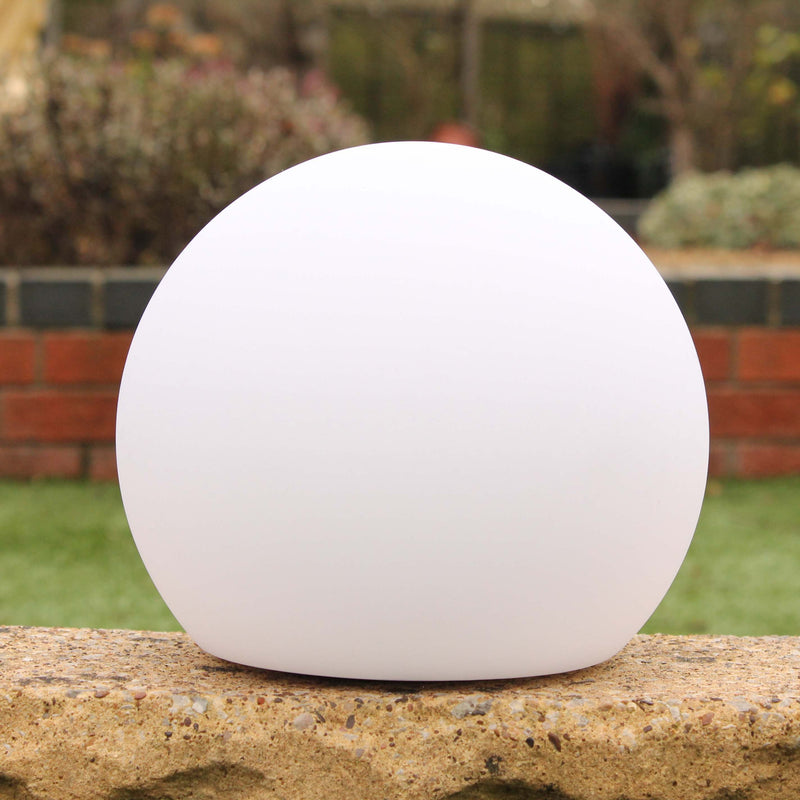 Bolvormige  bedlamp zonder draad, sfeerlamp veelkleurige LED 20cm