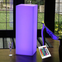 Veelgekleurde LED-verlichting oplaadbaar, op afstand bedienbaar, 80cm