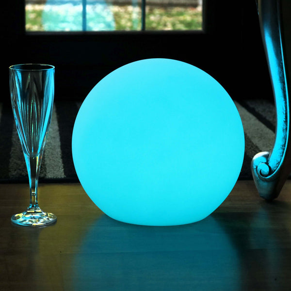Tafellamp herlaadbaar, dimbare ronde LED met afstandsbediening 25cm