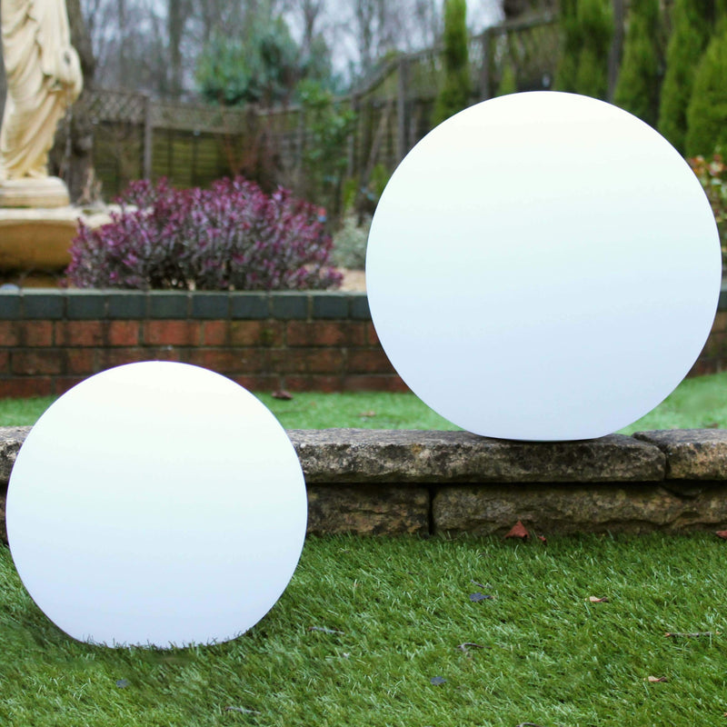 Grote 50 cm LED-buitenverlichting, veelkleurige RGB-bal-vloerlamp, oplaadbare tuinverlichting