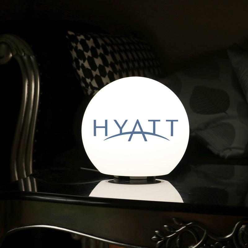 Gepersonaliseerde LED Tafellamp, Logo Lichtbak, verlichte display, lamp en licht met branding