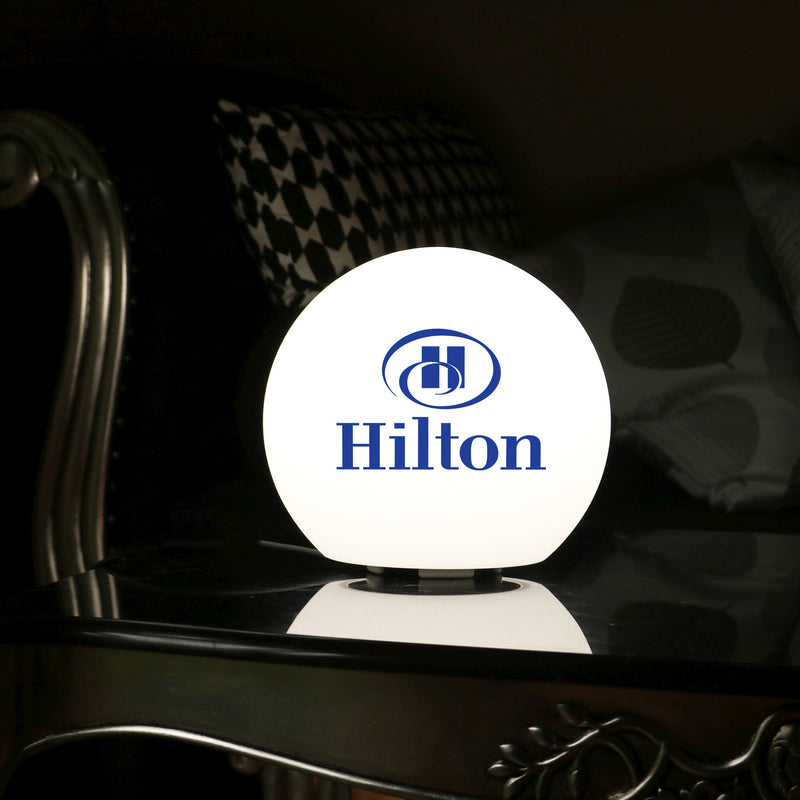 Gepersonaliseerde LED Tafellamp, Logo Lichtbak, verlichte display, lamp en licht met branding