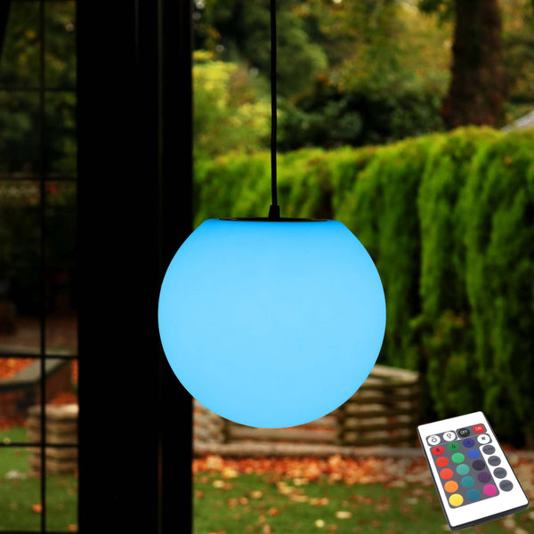 LED-hanglamp voor plafond, op afstandsbediening, moderne RGB-lamp 25cm