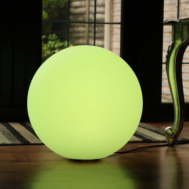 Rond LED-vloerlicht op netstroom, veelkleurige dimbare stalamp 40cm