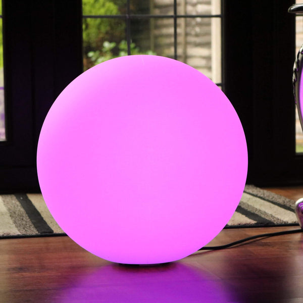 Grote multicolor bol vloerlamp met afstandsbediening, 60 cm kleurveranderende LED Globe Ball Light