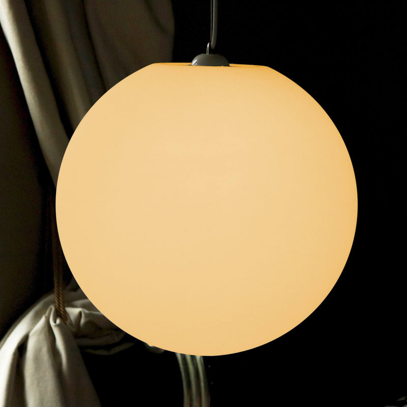 Grote hangende bollamp, hanglamp 40cm, warm witte LED E27