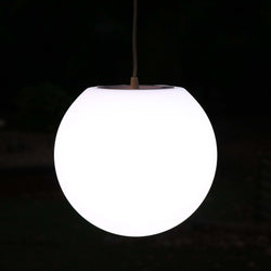 Bolvormige LED-hanglamp plafond 25cm, modern ontwerp, witte E27