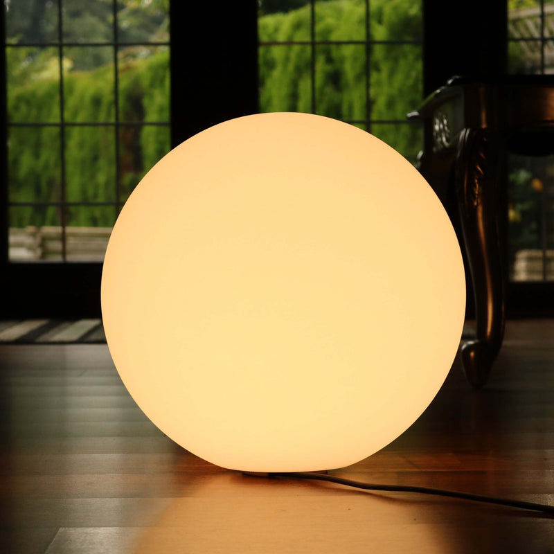 LED-stalamp voor woonkamer, bolvormig 40cm, E27 warm wit