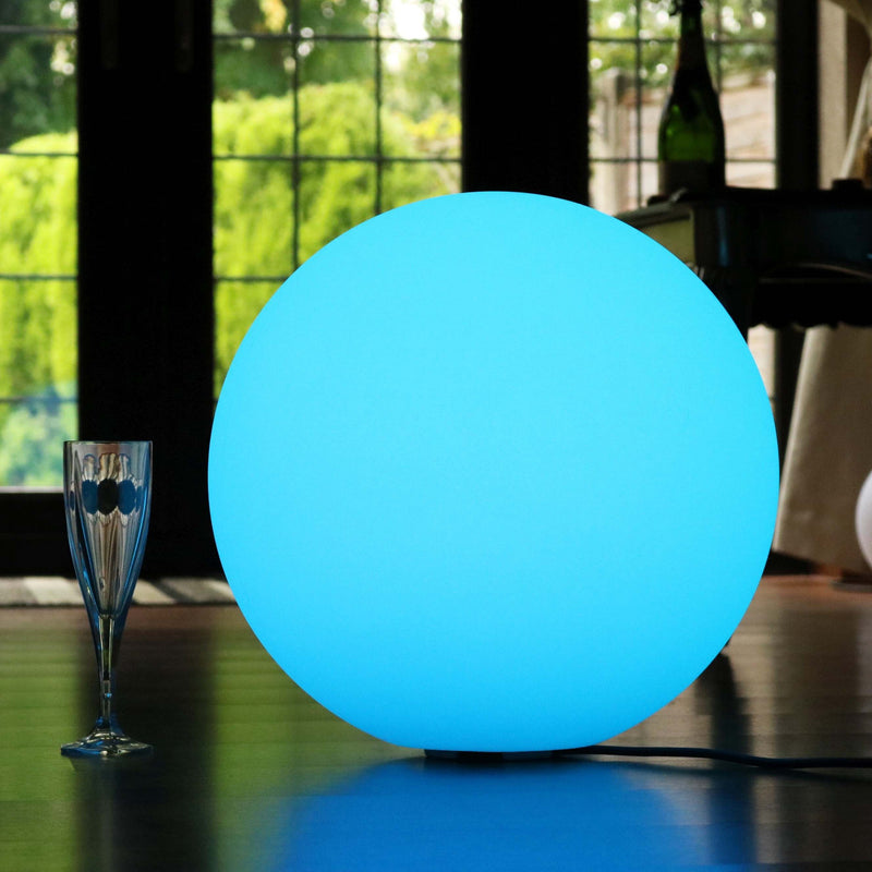 Rond LED-vloerlicht op netstroom, veelkleurige dimbare stalamp 40cm