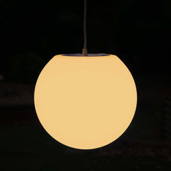 Hangende ronde slaapkamerlamp, plafondverlichting 25cm, warm witte LED