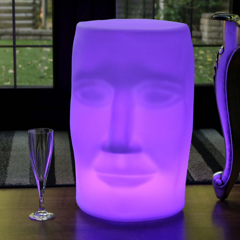 Verlicht zitmeubel, Veelkleurige LED-stalamp zonder draden