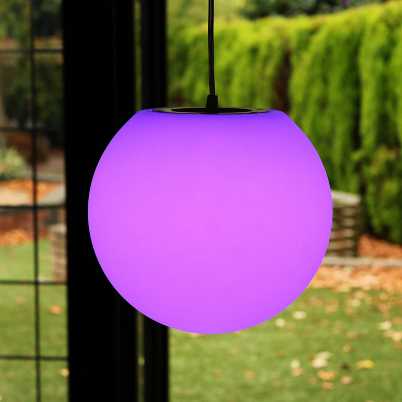 Hangende LED-lamp voor buiten/tuin, veelkleurig en oplaadbaar, 15cm