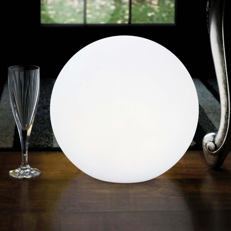 Oplichtende LED-bol zonder draad, 30cm, RGB-tafellamp veelkleurig