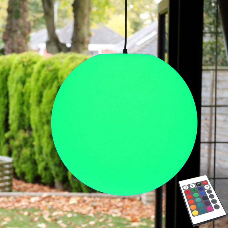 Veelkleurige hangende LED-lamp RGB voor buiten, 40cm, oplaadbaar