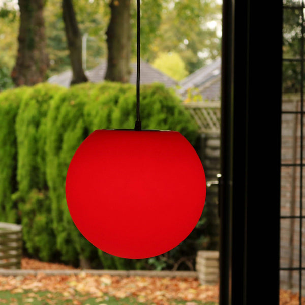 Hangende LED-lamp voor buiten/tuin, veelkleurig en oplaadbaar, 20cm