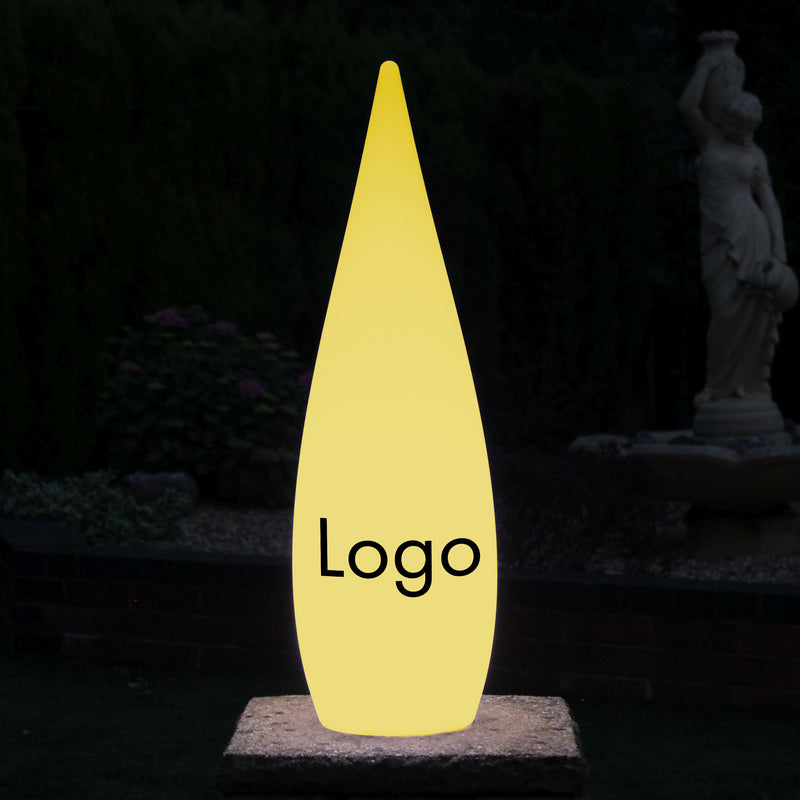 Op maat gemaakte Waterdrop-logo lightbox, vrijstaande ingangsdisplay voor zakelijk evenement, expo, tentoonstelling, bedrijfsevenement, conferentie