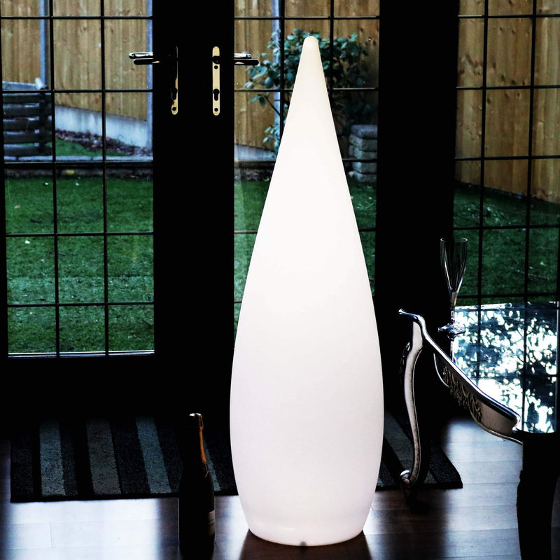 Grote design vloerlamp voor buiten, draadloos 120 cm RGB decoratief licht in meerdere kleuren