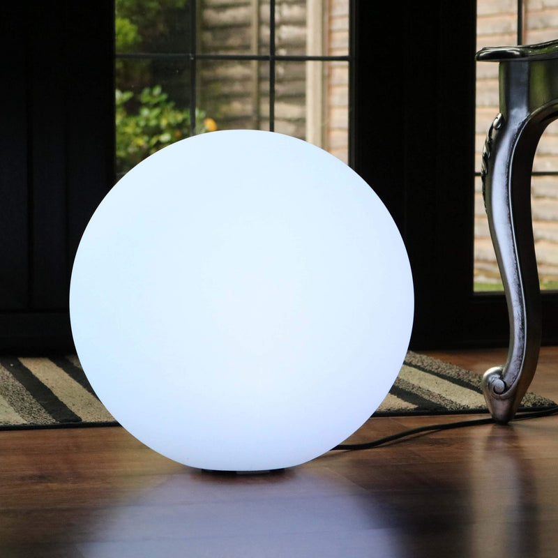 Meerkleurige led-bal vloerlamp met afstandsbediening, 50cm RGB bol orb-licht