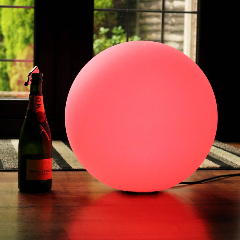 Rond LED-vloerlicht op netstroom, veelkleurige dimbare stalamp 40cm