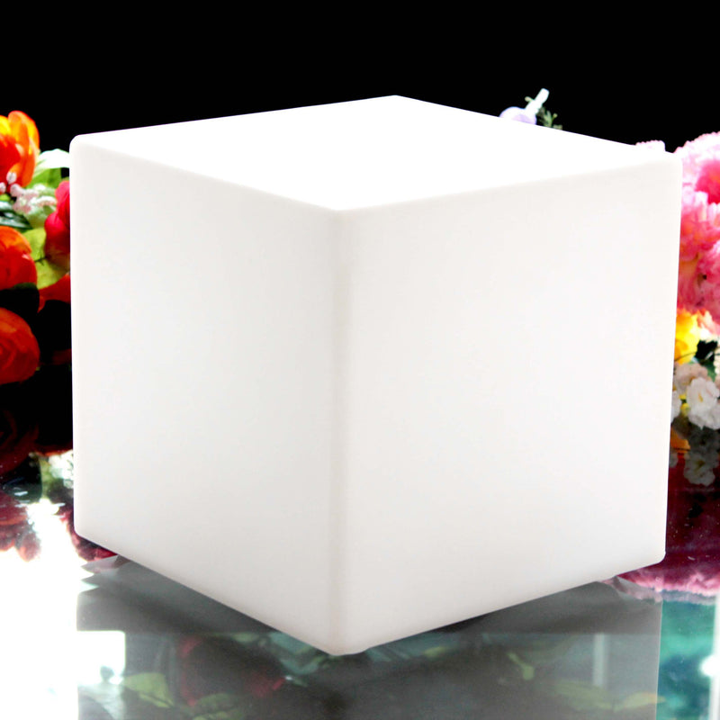 LED-kubuslamp 20 cm, RGB-lamp zonder draad met afstandsbediening