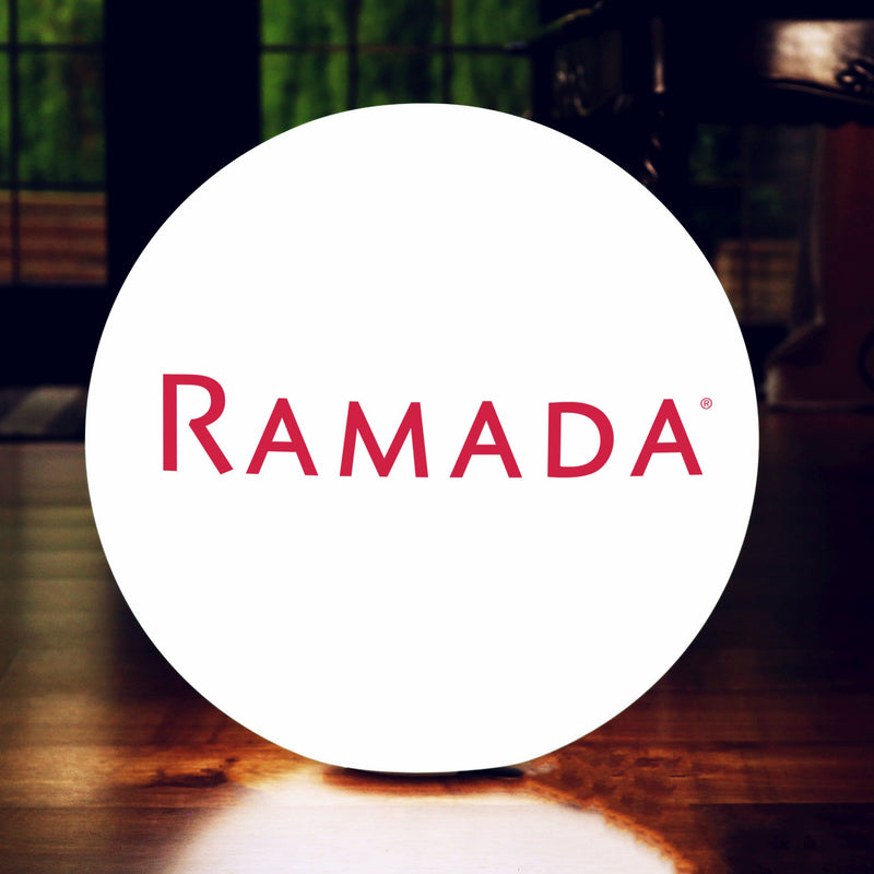 60cm LED lichtbak met logo, gepersonaliseerde RGB lamp, LED reclameverlichting, RGB verlichting