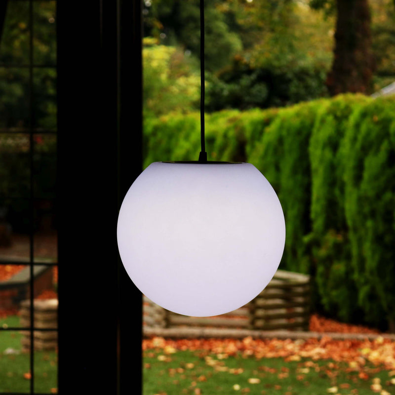 Hangende LED-lamp voor buiten/tuin, veelkleurig en oplaadbaar, 15cm