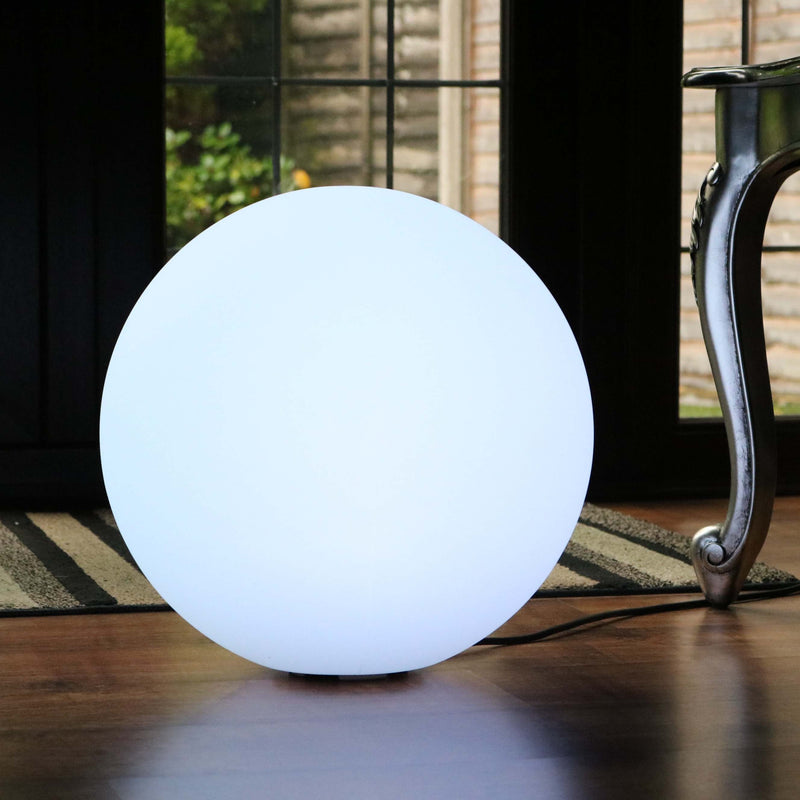Rond LED-vloerlicht op netstroom, veelkleurige dimbare stalamp 40cm