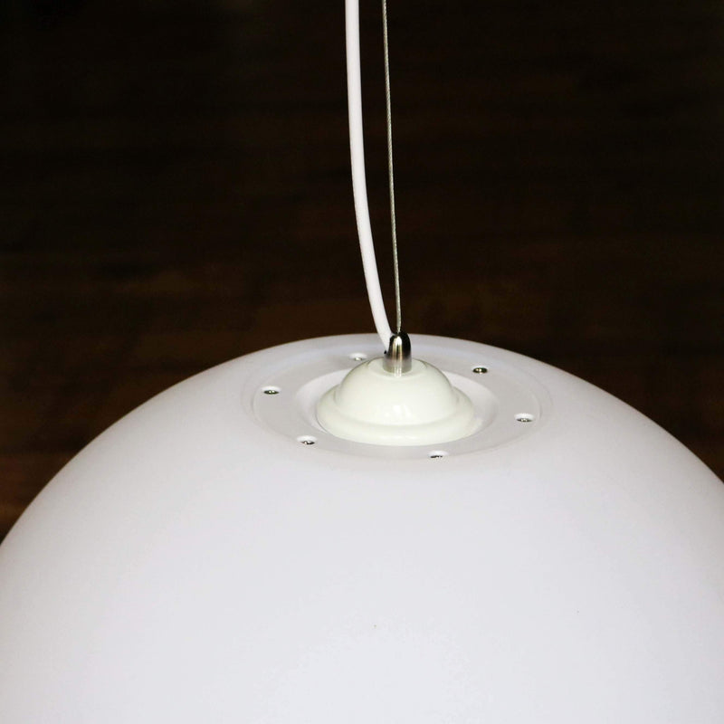 Grote ronde LED-plafondlamp, E27 Globe Orb-hanglamp van 60 cm, warm witte E27-lamp