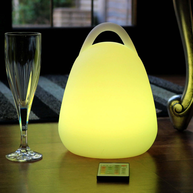 Oplaadbare veelkleurige LED-lantaarn voor buiten, tuinverlichting 23cm