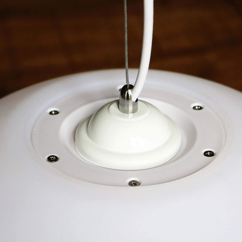 LED-plafondhanglamp, grote 50 cm E27 Globe Orb-hanglamp, warm witte E27-lamp