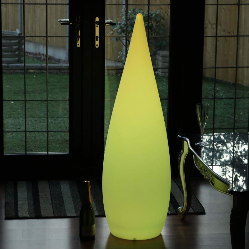 Grote design vloerlamp voor buiten, draadloos 120 cm RGB decoratief licht in meerdere kleuren