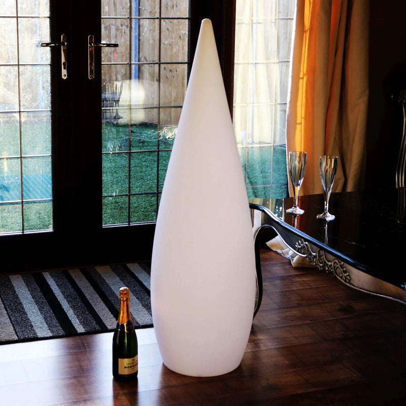 Grote design vloerlamp voor buiten, draadloos 120 cm RGB decoratief licht in meerdere kleuren