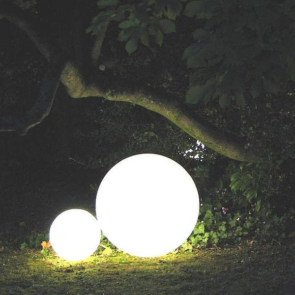 RGB-bolverlichting, LED-stalamp living zonder draad, 40cm