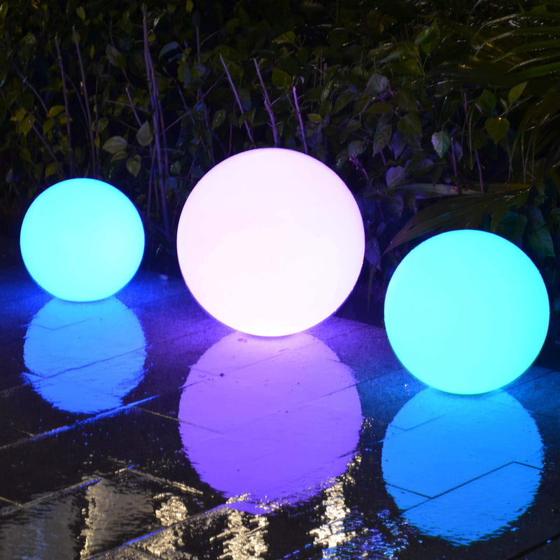 Zwevend LED-zwembadlicht, bollamp van 50 cm, buitenverlichting van waterdichte tuinvijver