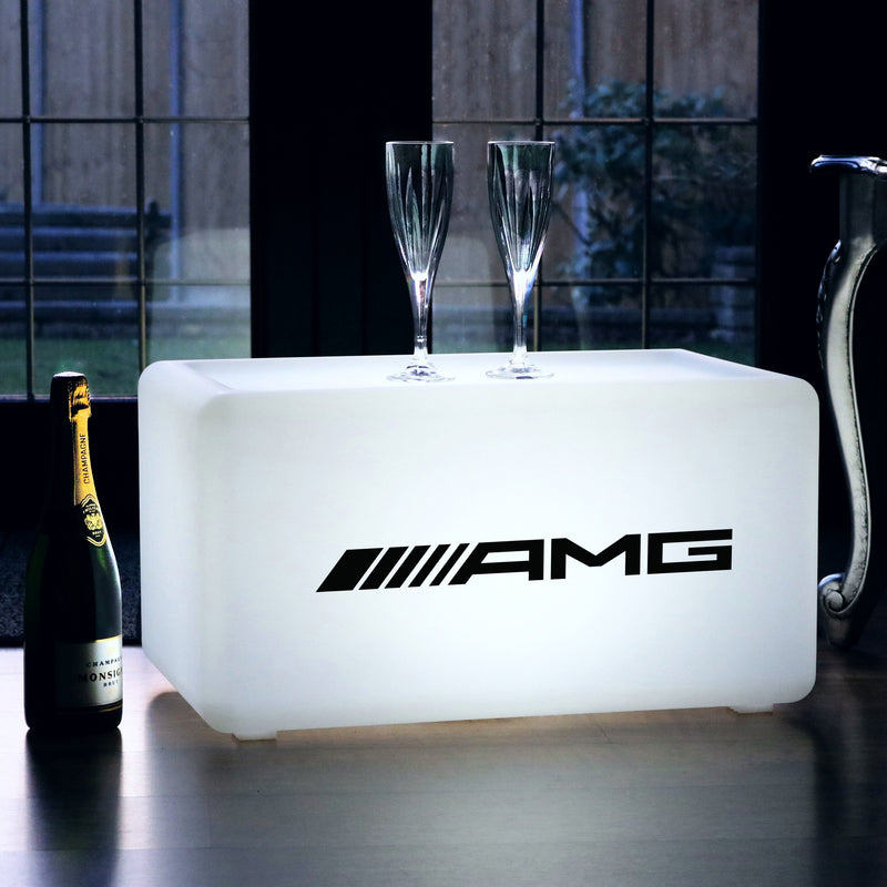 Op maat gemaakte LED-bank, draadloze display, kruk, stoel, feeststoel, feestverlichting