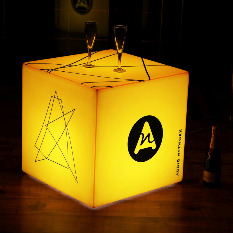 Gepersonaliseerde Lichtbak reclame, Meerkleurige Vloerlamp, Verlichte Display, Backlit