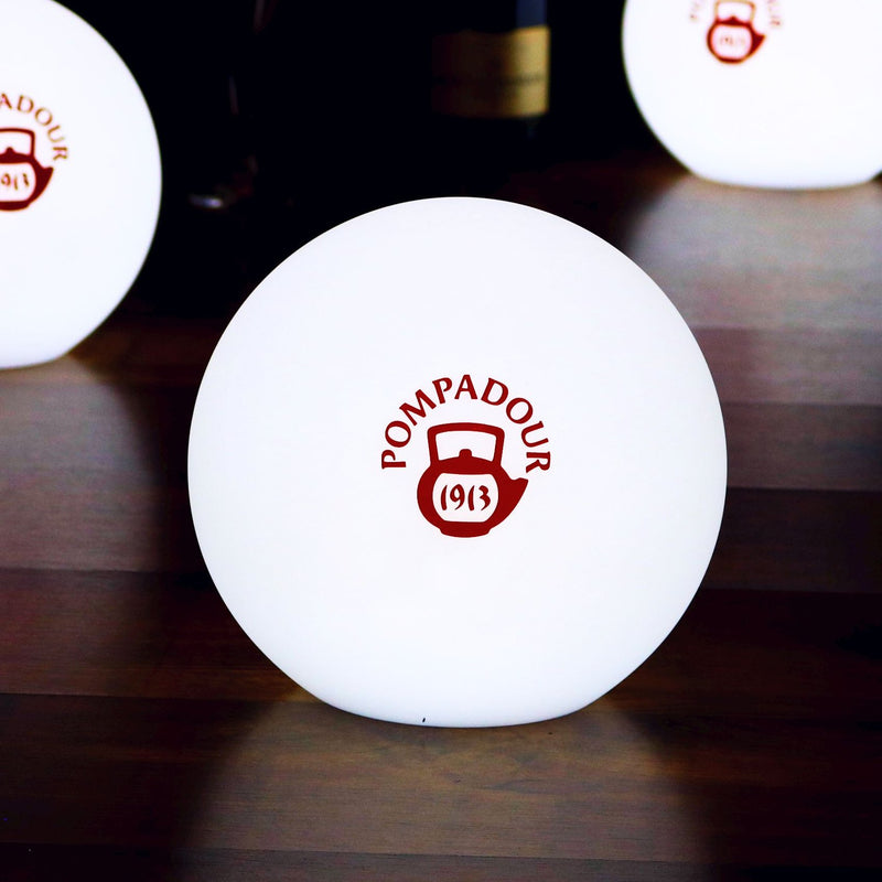 Op maat gemaakte verlichting, LED-lamp met logo, promotie en reclameverlichting, 40cm bol