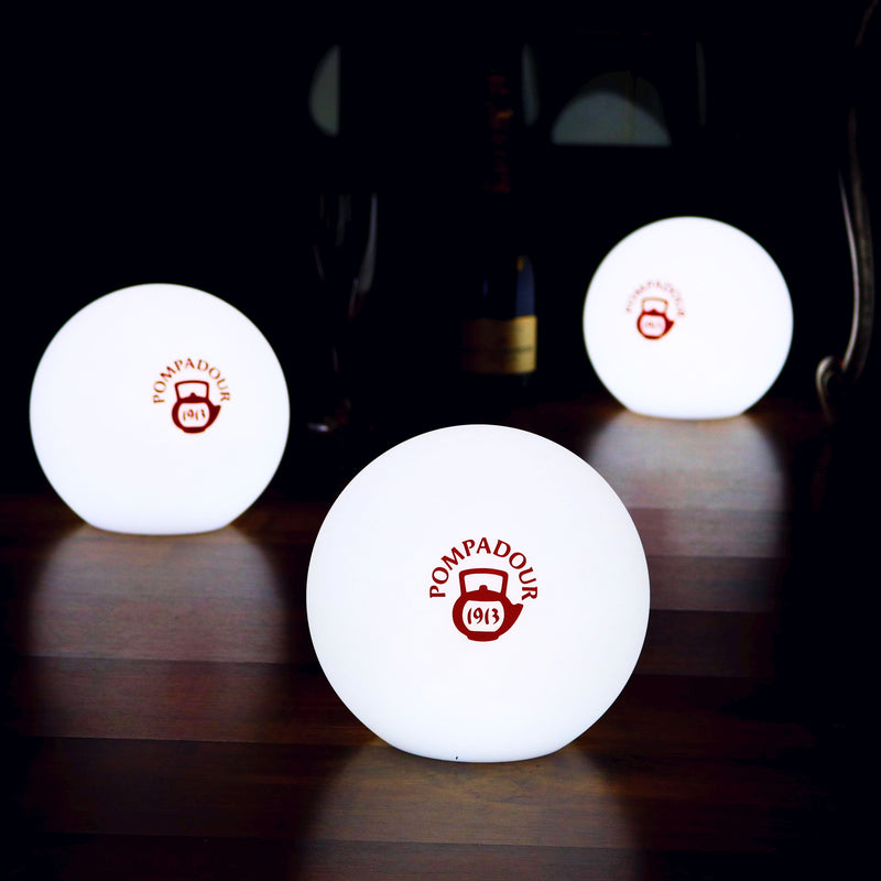 Gepersonaliseerde LED Tafellamp, Logo Lichtbak, verlichte display, lamp en licht met branding