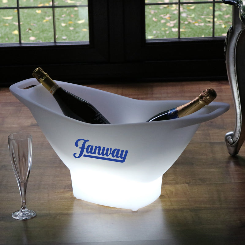 Op maat gemaakte LED-ijsemmer, gepersonaliseerde wijn champagne koeler, lightbox, lamp