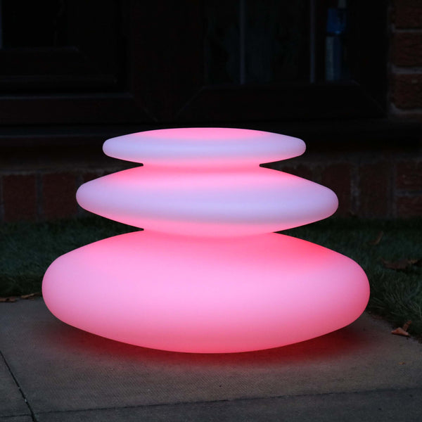 LED-siertafellamp zonder draad voor buiten, meerdere kleuren, 28cm 