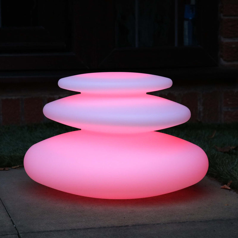 LED-siertafellamp zonder draad voor buiten, meerdere kleuren, 28cm 
