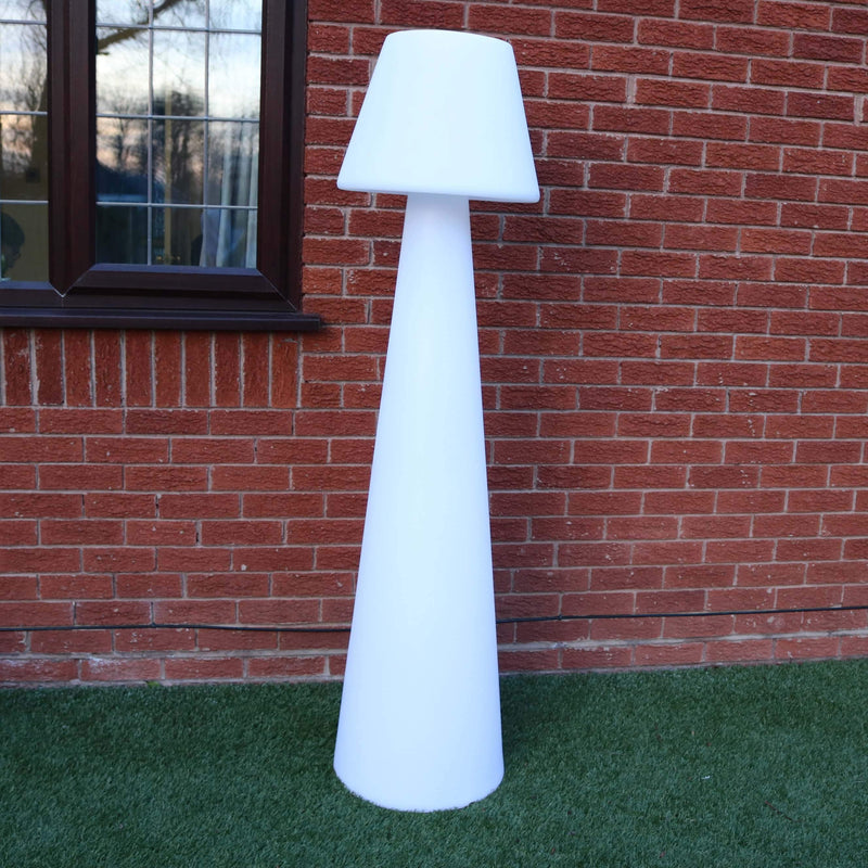 Grote LED-vloerlamp, draadloze vloerlamp, outdoor RGB-tuinlamp, hoogte 165 cm