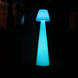 Grote LED-vloerlamp, draadloze vloerlamp, outdoor RGB-tuinlamp, hoogte 165 cm